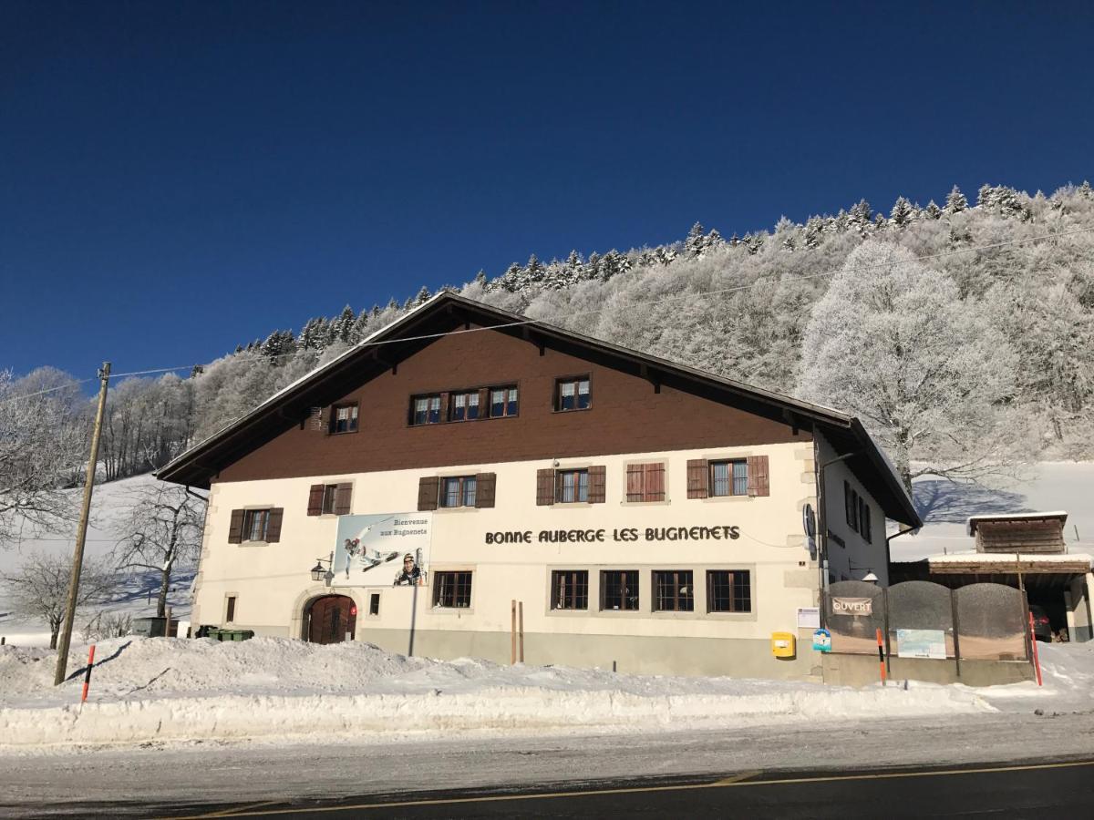 Bonne Auberge Les Bugnenets Le Paquier  Bagian luar foto